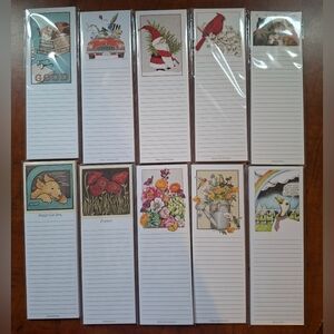 10 Assorted Magnetic  Notpads By Sugarhouse Greetings -Listing Price Is For One